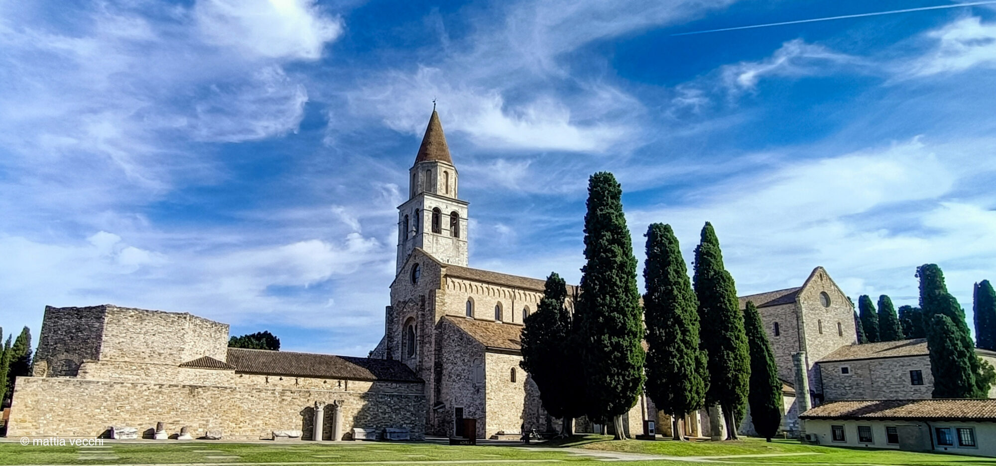 La basilica di Aquileia vista dall'esterno