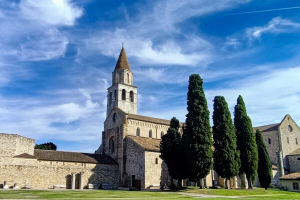 La basilica di Aquileia vista dall'esterno